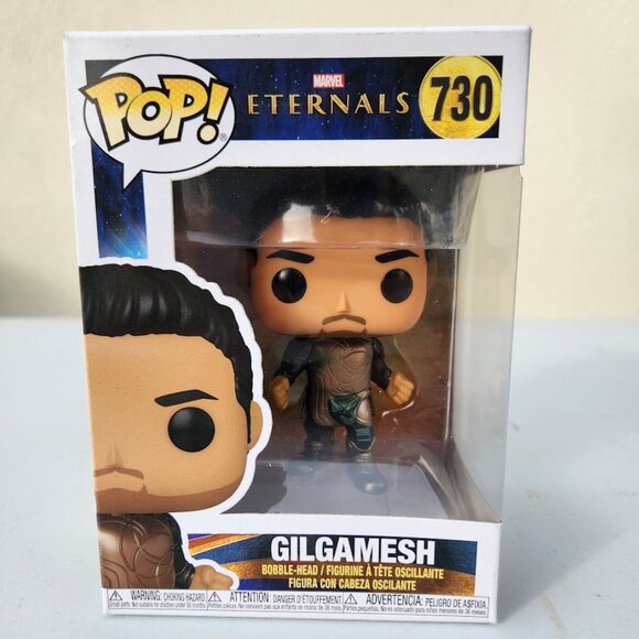 New Funko Pop Gilgamesh Marvel the Eternals Pop! #730 Vinyl Figure Brand new Mak - Picture 8 of 8